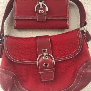 Authentic...coach purse and wallet